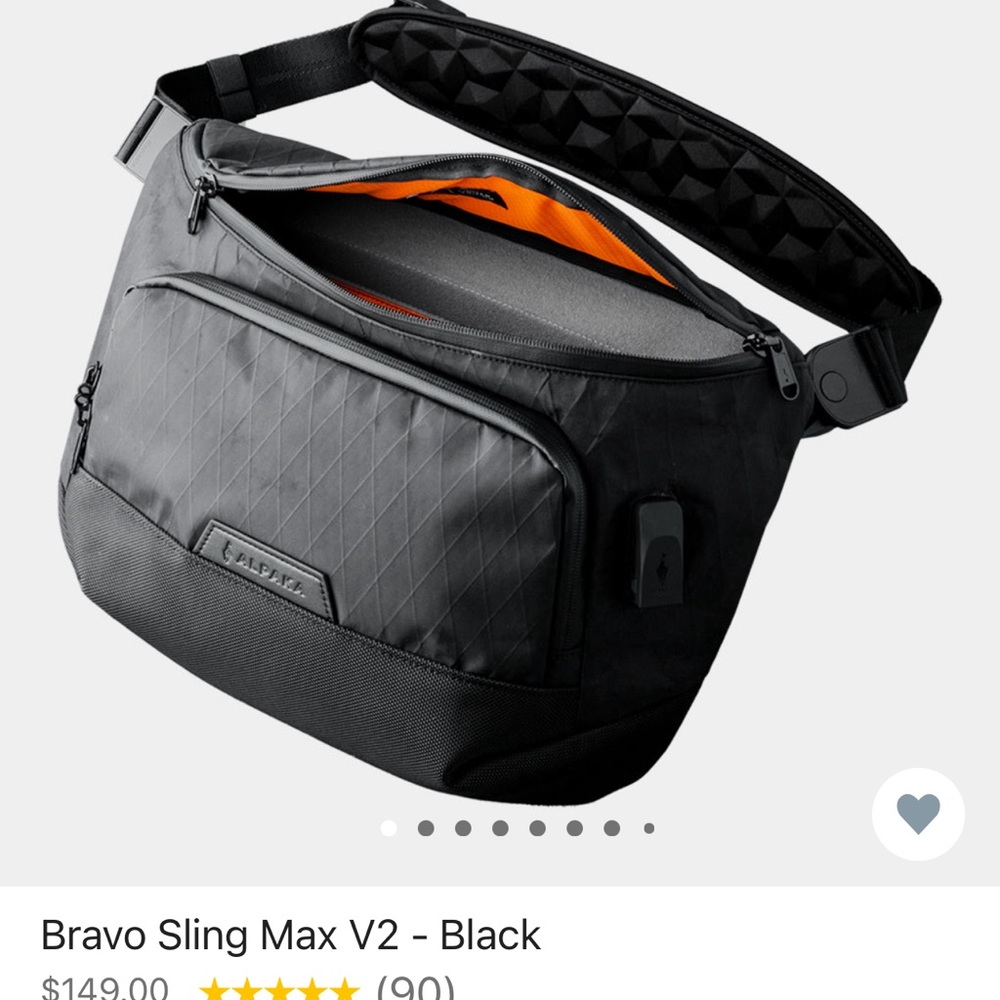 Alpaka Bravo Sling Max Limited Edition Black (V2)